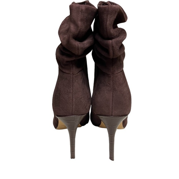 NWOT Marc Fisher LTD Rayya Slouch Mid Calf Bootie Wine 9 - Picture 5 of 8